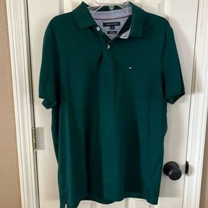 Green Tommy Hilfiger Polo